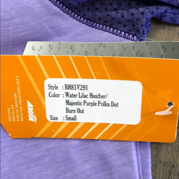 Avia Hooded Long Sleeve Purple Shirt Size Small - Picture 8 of 8